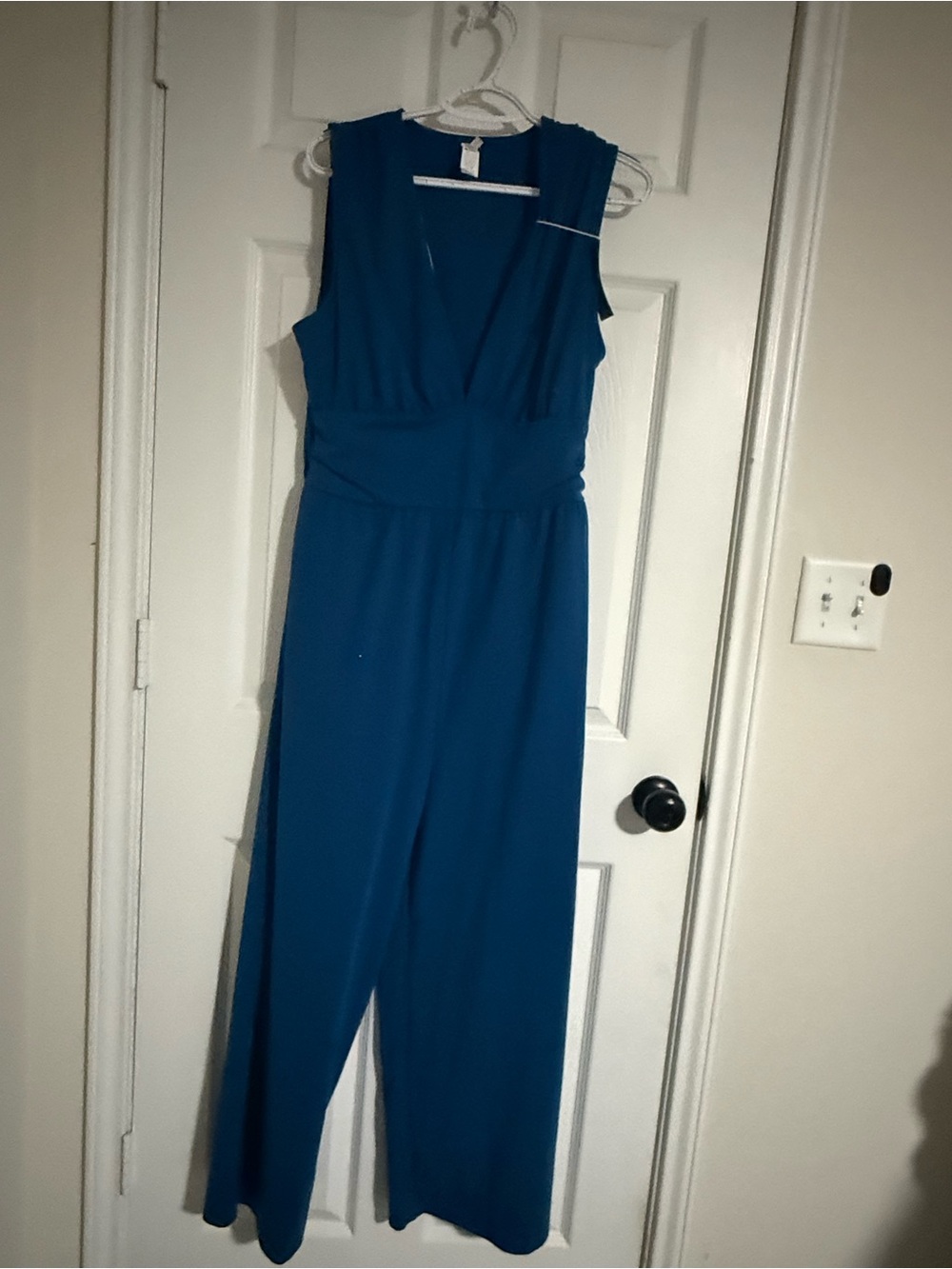 Halara V Neck Sleeveless Ruched Pocket Jumpsuit-Easy Peezy